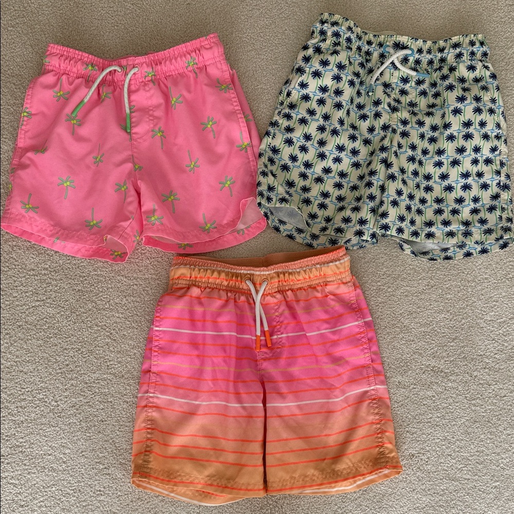Cat & Jack Boys’ 3-Bundle Swim Trunks